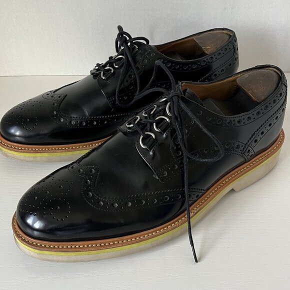 Oliver Sweeney Albany 8 Black Leather Lace-Up Shoes – Size 9.5 US - Picture 2 of 6